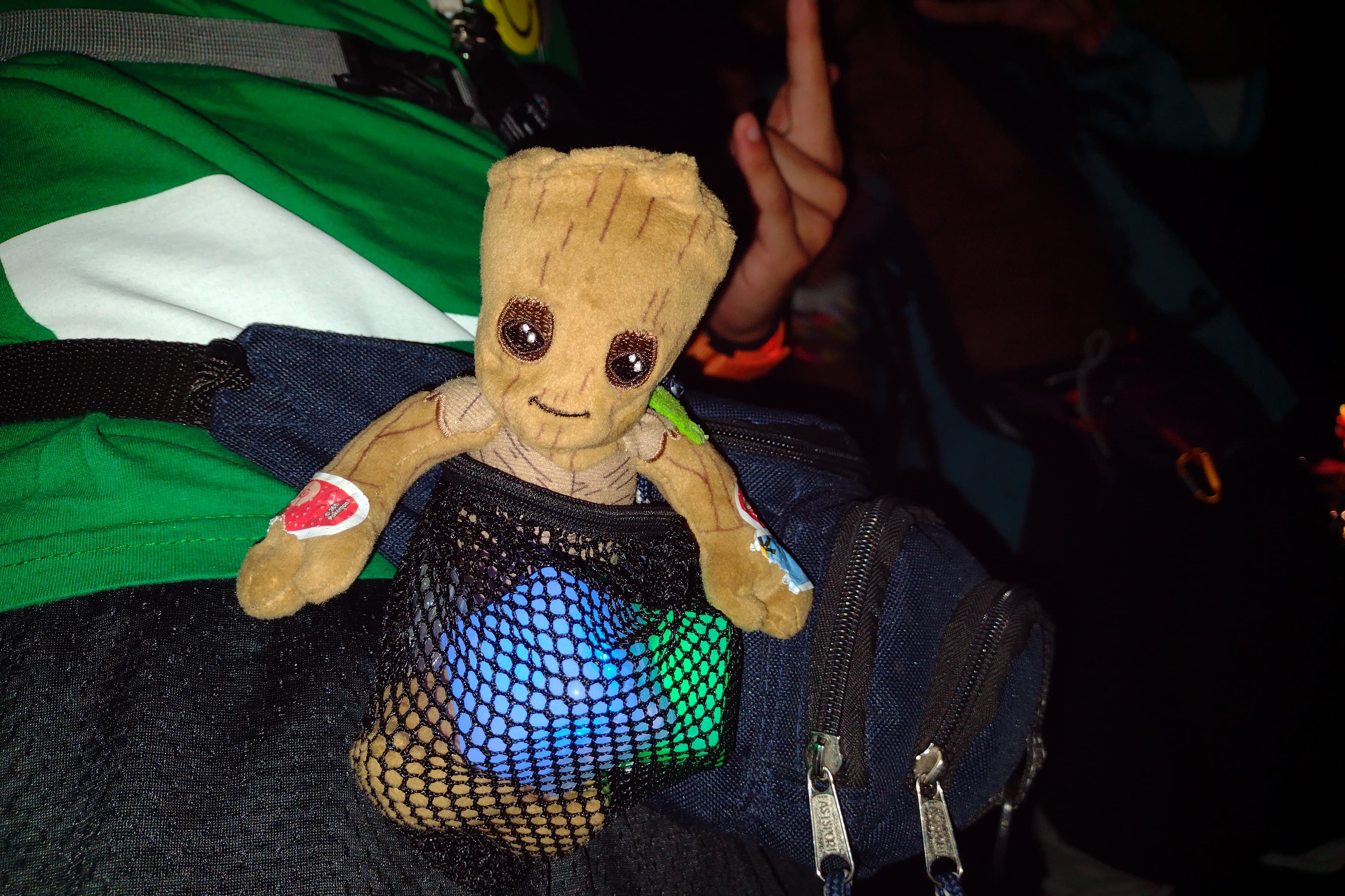baby groot rave